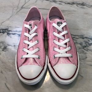 Converse All Star Pink Sparkle Princess Sneaker